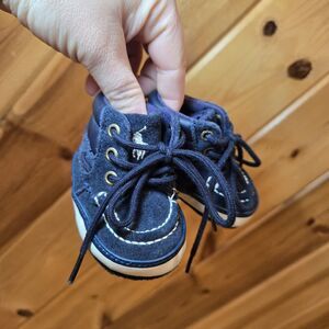 Lauren Ralph Lauren Navy Kids Sneakers